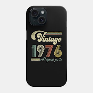 Retro Vintage 1976 48th Birthday Gift Men Women 48 Years Old Phone Case