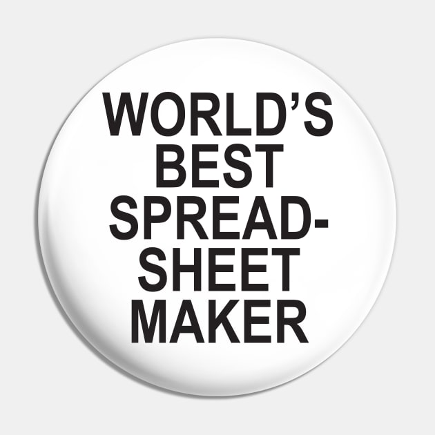 World's Best Spreadsheet Maker Pin by spreadsheetnation