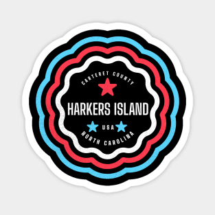 Harkers Island, NC Summer Patriotic Pride This Fourth Magnet