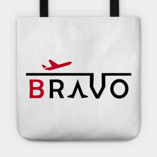 BRAVO Aviation Phonetic Alphabet Pilot Airplane Tote