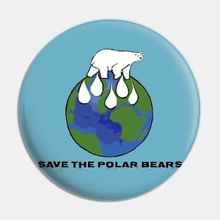 Save the Polar Bears Pin