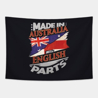 Made In Australia With English Parts - Gift for English From England Tapestry