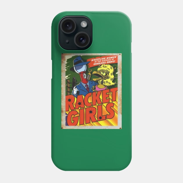 Mystery Science Rusty Barn Sign 3000 - Racket Girls Phone Case by Starbase79