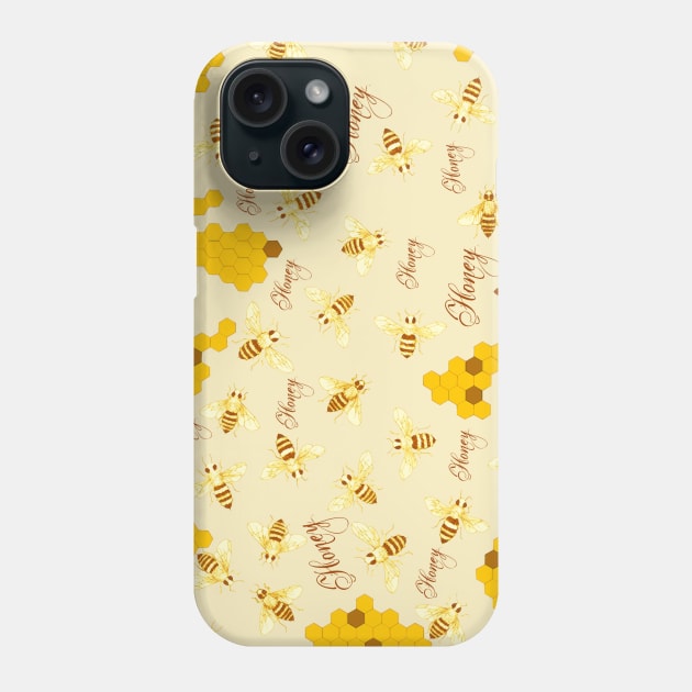 Honey Bees Phone Case by LukahDrawsShit