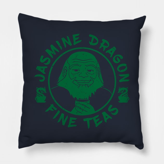 Jasmine Dragon Fine Teas 03 Pillow by meowyaya