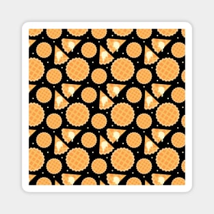 Apple Pie Thanksgiving Food Pattern Magnet