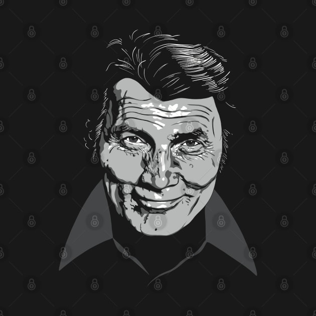 Jack Palance greyscale by @johnnehill