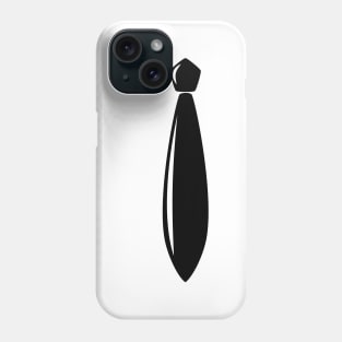 Shiny Black Tie Phone Case