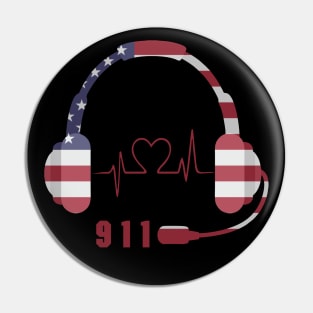 911 Dispatcher Pin