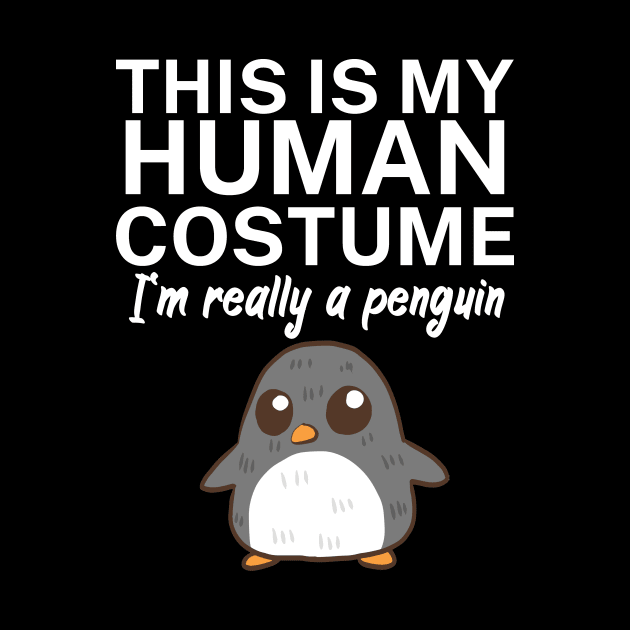 This is my human costume. I'm really a penguin. by maxcode