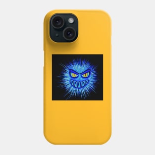 monster blue Phone Case