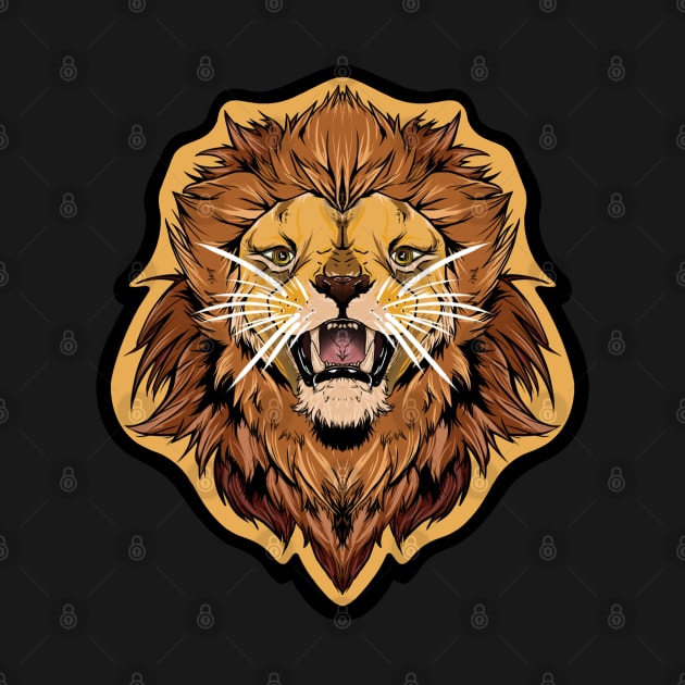 illustrated LION PRIDE series (with eye colour trim) by illustratelaw