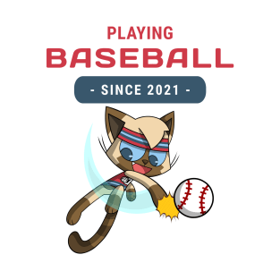 kittyswat Omar "Playing Baseball Since 2021" T-Shirt