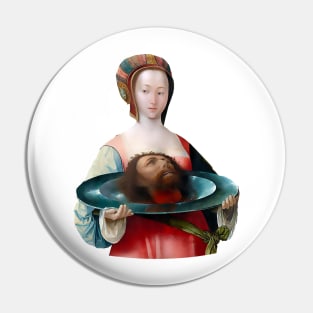 Salome delivers John the Baptist on a tray Pin