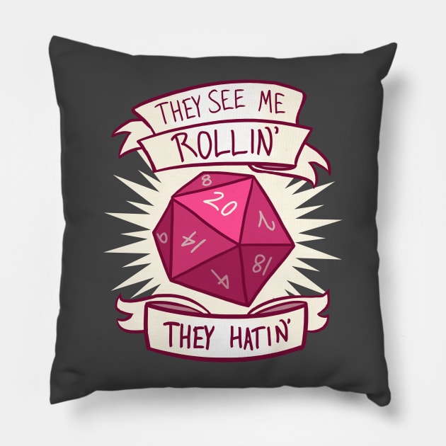 They See Me Rollin' Pillow by mcbenik