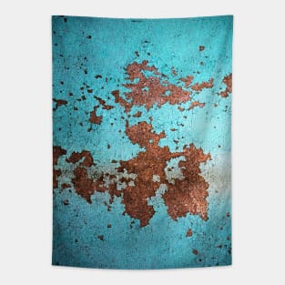 Turquoise Patch Tapestry