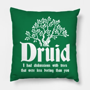 Pen and paper druid Pillow