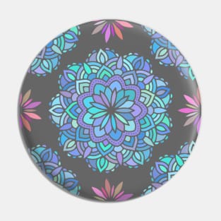 Colorful mandala design Pin