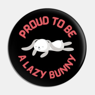 Lazy Bunny Pin