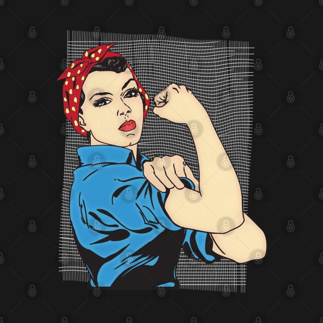 Rosie The Riveter by Liberty Art