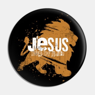 Jesus the Lion of Judah - Gold Pin