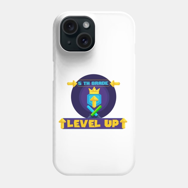 5th Grade Level Complete T-Shirt Video Gamer Graduation T-Shirt Phone Case by IbrahemHassan