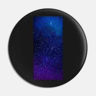 Blue Galaxy Pin