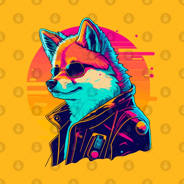 Synthwave doge by FunnyZone