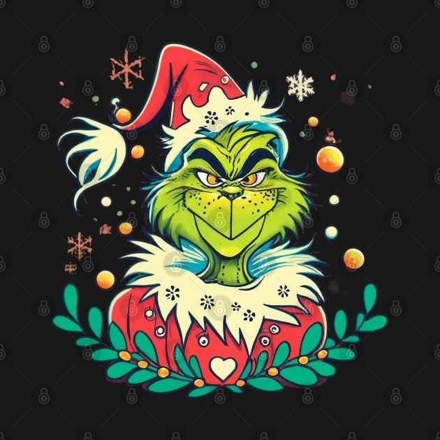 Christmas Grinch by BukovskyART