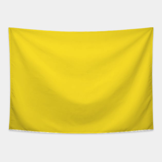 Butter Yellow Plain Solid Color Tapestry by squeakyricardo