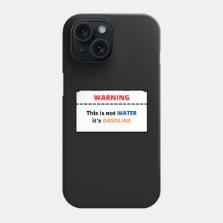 Funny phrase for mug or bottle Phone Case