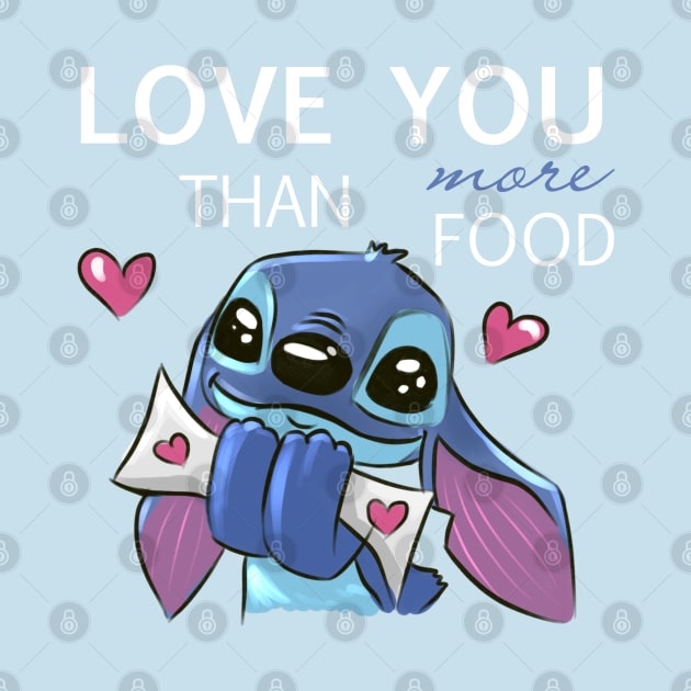 Love you more than food... by JulietFrost