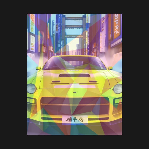 Tokyo Yellow Car by neogu