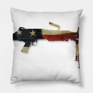 American AF Machine Gun Pillow