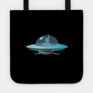 UFO with Alien Tote