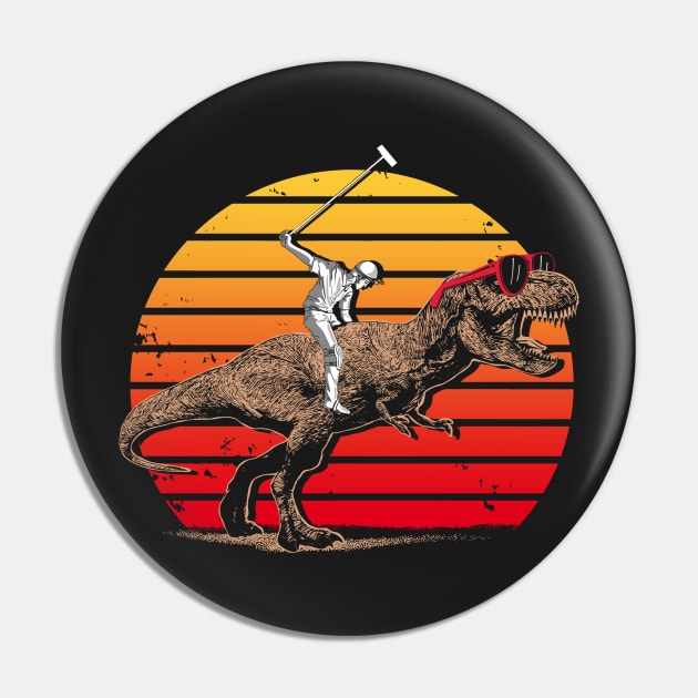 Prehistoric Polo Pin by Jamrock Designs