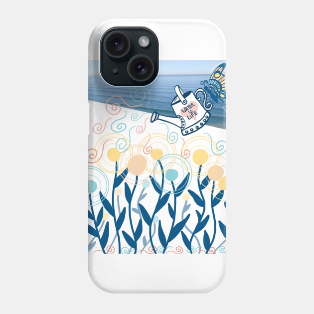 Water is Life Phone Case by LizSkiHealey1