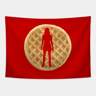 Waffle cutout Tapestry