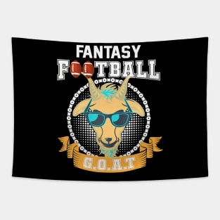 Fantasy Football Champion Goat Tapestry