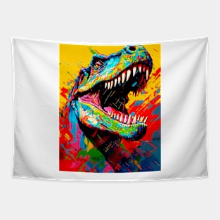 Colorful T-Rex #1 Tapestry