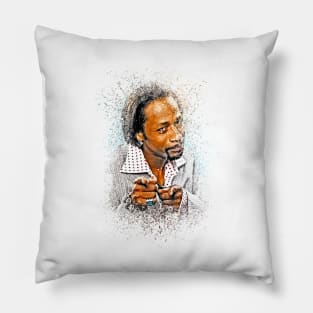 KATT WILLIAMS IN SPLASH ART PAINTING Pillow