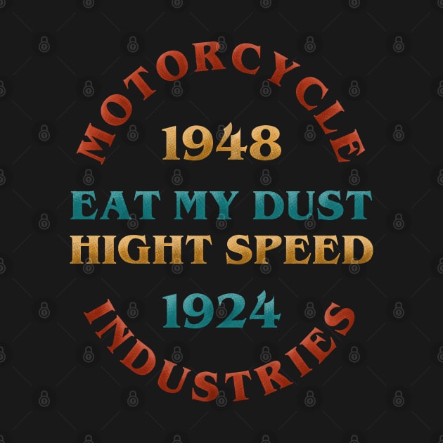 Motorcycles Industries Vintage Typography by Merchsides