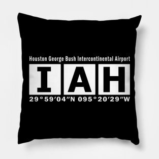 IAH Airport, Houston George Bush Intercontinental Airport Pillow