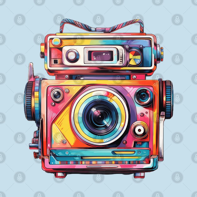 Retro multi-color Camera by XOXO VENUS