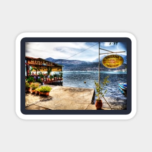 Greek Taverna, Lefkas, Greece Magnet