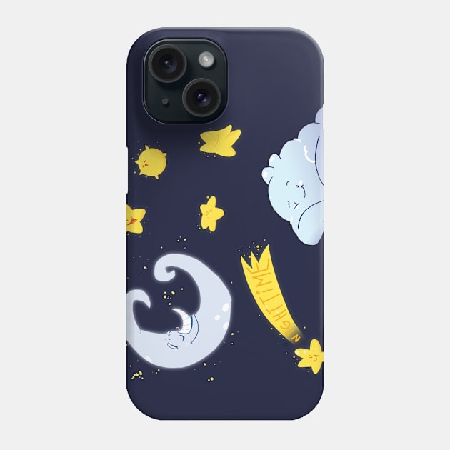 Nighttime starry night! Phone Case by WonaTuk