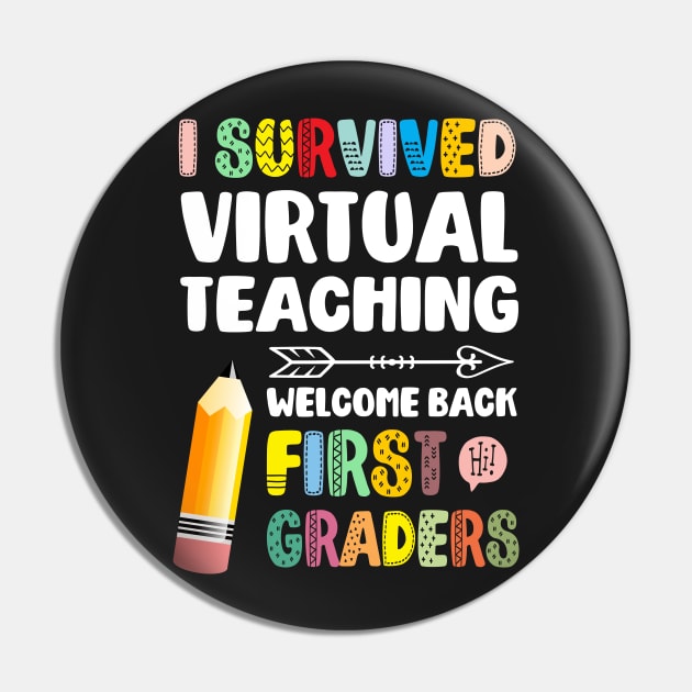 I Survived Virtual Teaching - Welcome back to school 1st grade Pin by PlusAdore