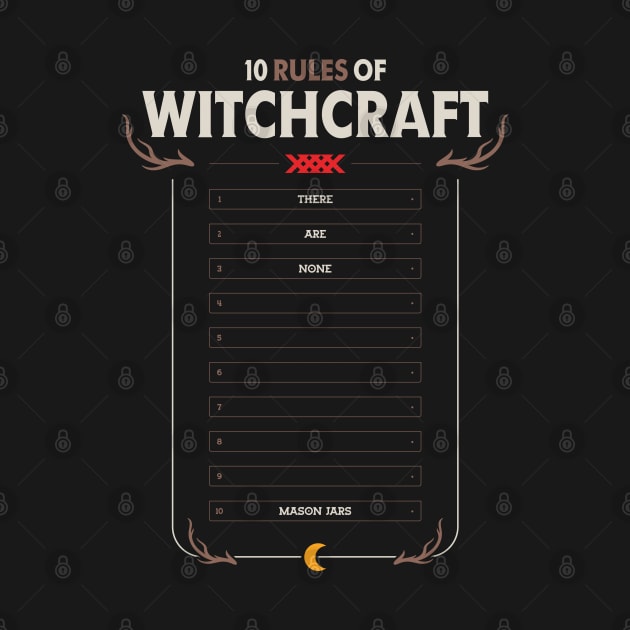 10 Rules of Witchcraft by BadBox