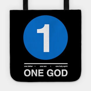 ONE GOD-BLUE Tote