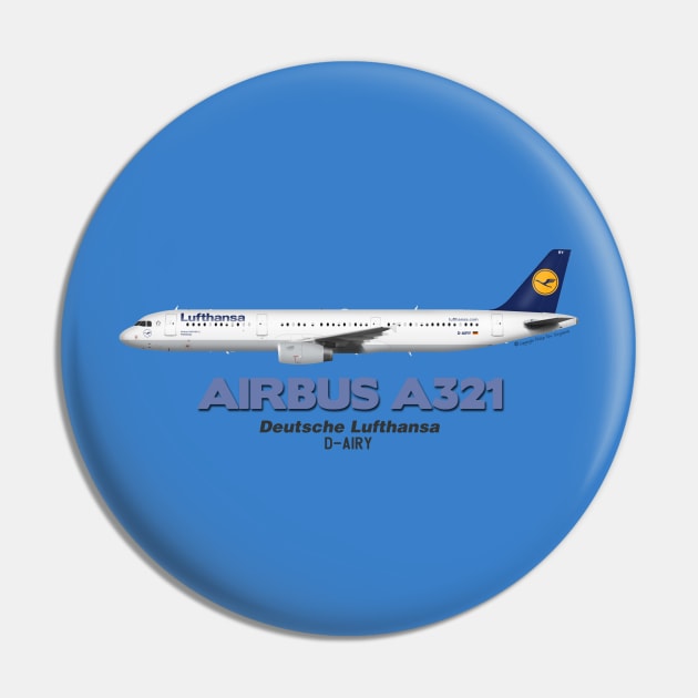 Airbus A321 - Deutsche Lufthansa Pin by TheArtofFlying